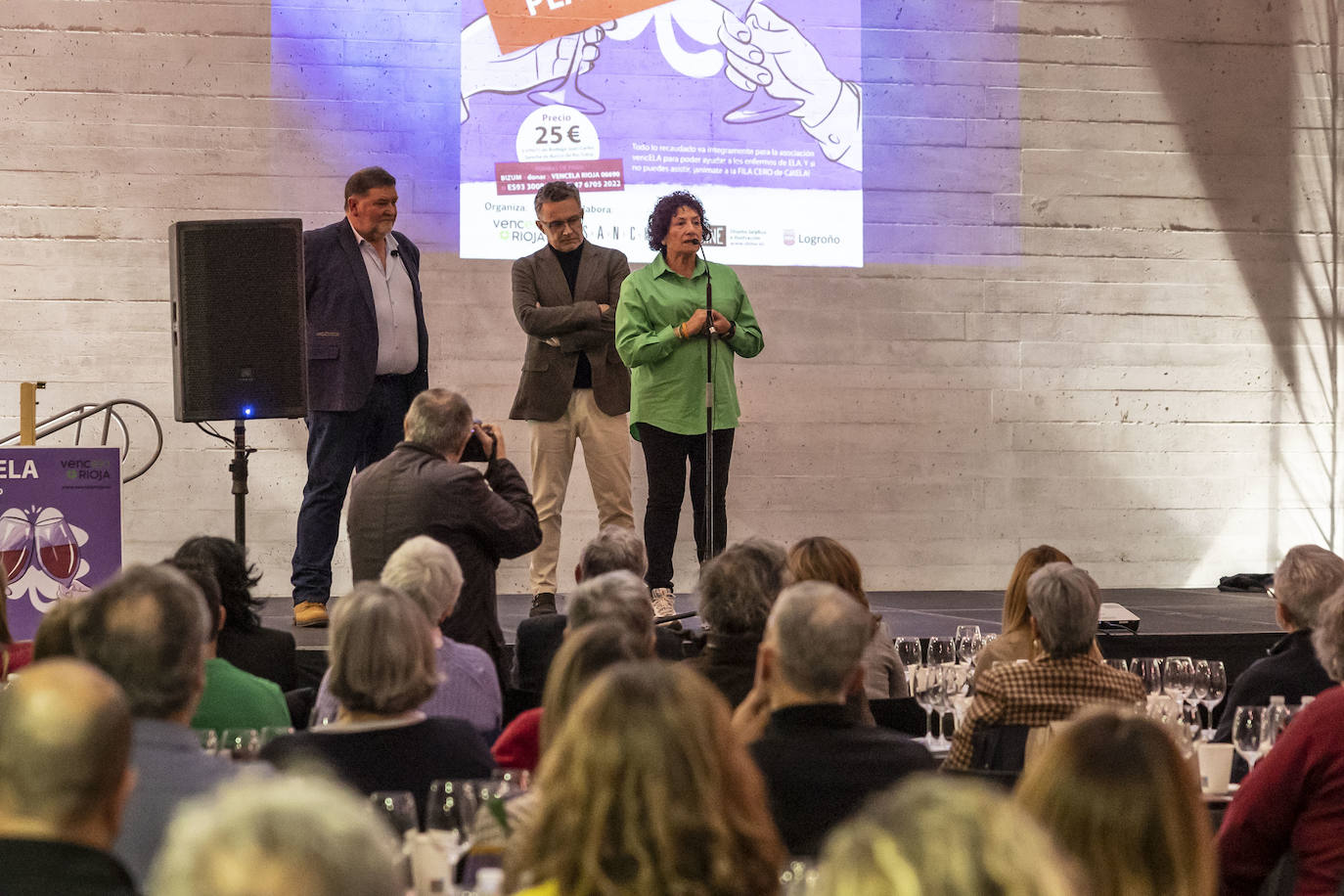 Cata solidaria de Juan Carlos Sancha en beneficio de enfermos de ELA