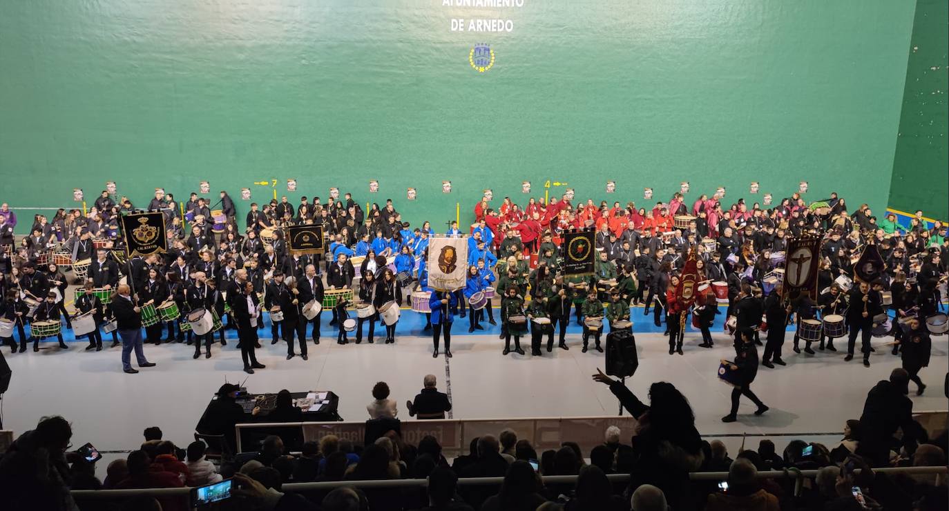 Reunión de bandas de tambores de Semana Santa en Arnedo