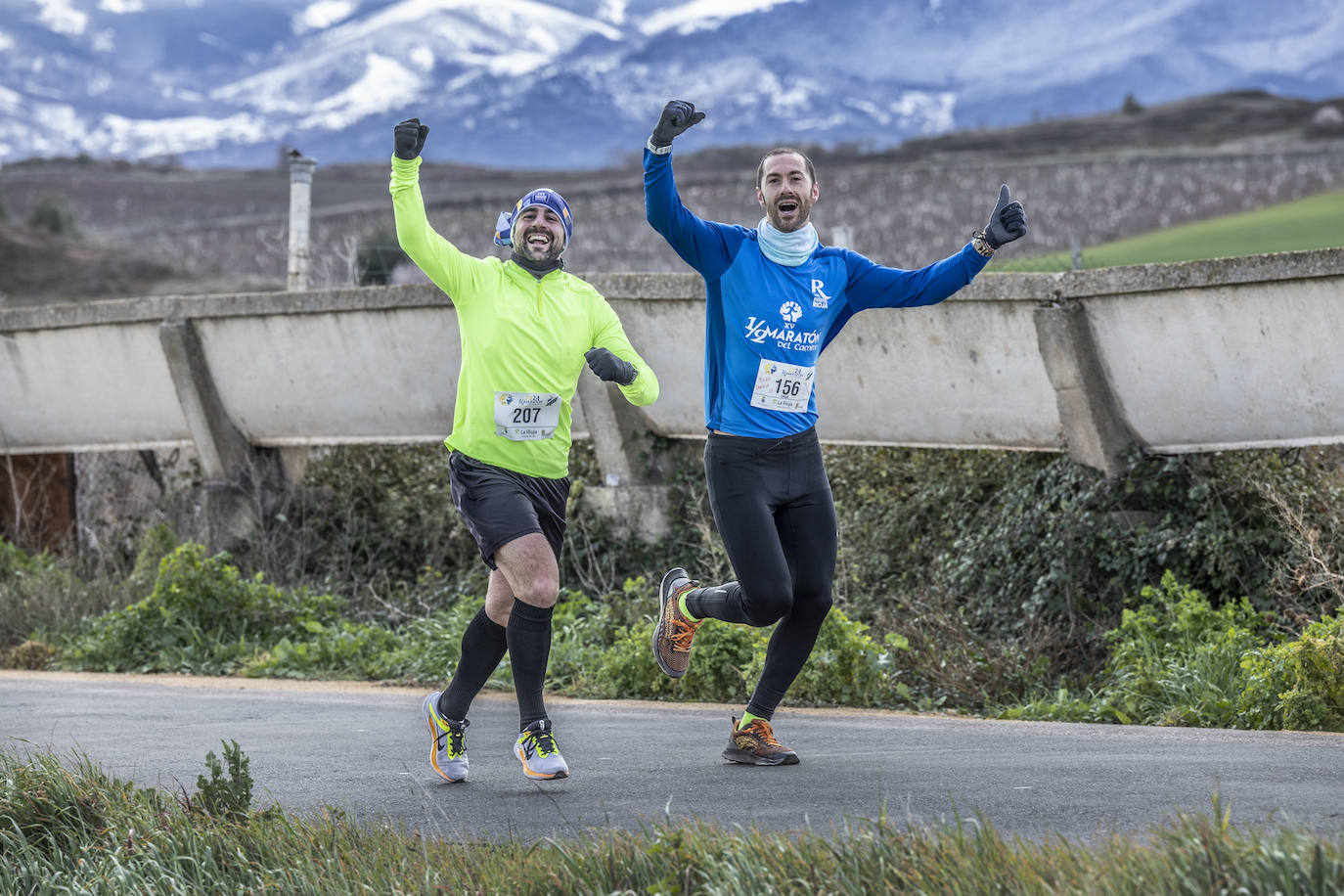 Las imágenes de la Media Maratón del Camino