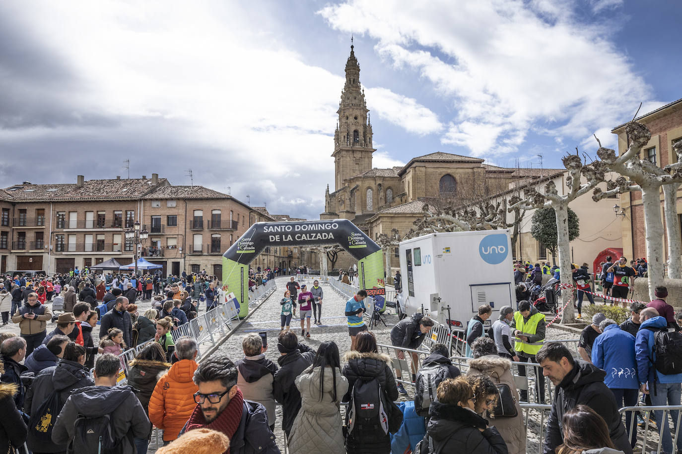 Las imágenes de la Media Maratón del Camino