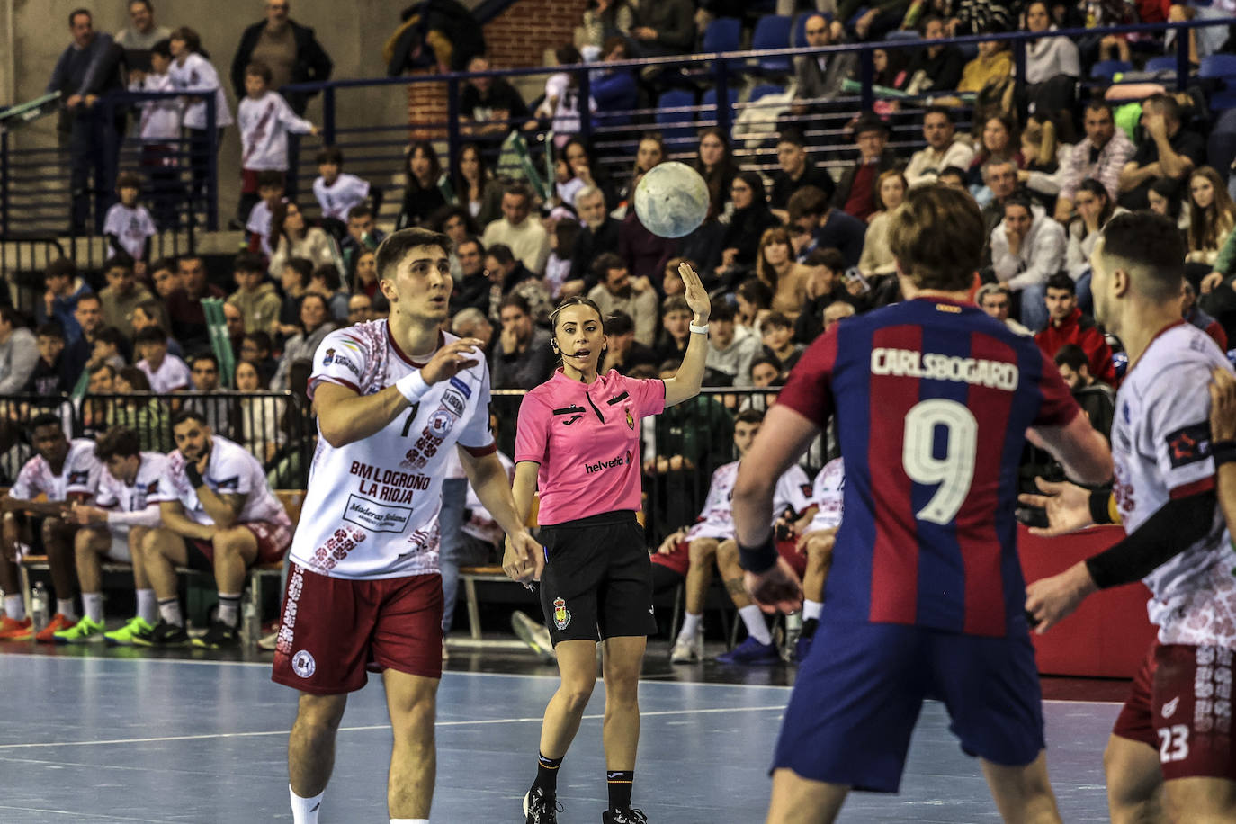 Las imágenes del Ciudad de Logroño-Barcelona