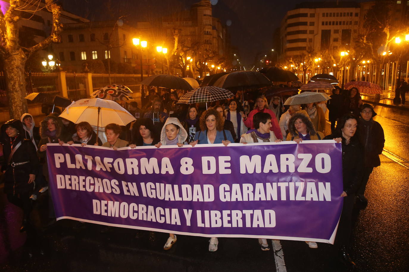 Manifestación del 8M en Logroño el pasado 2023.