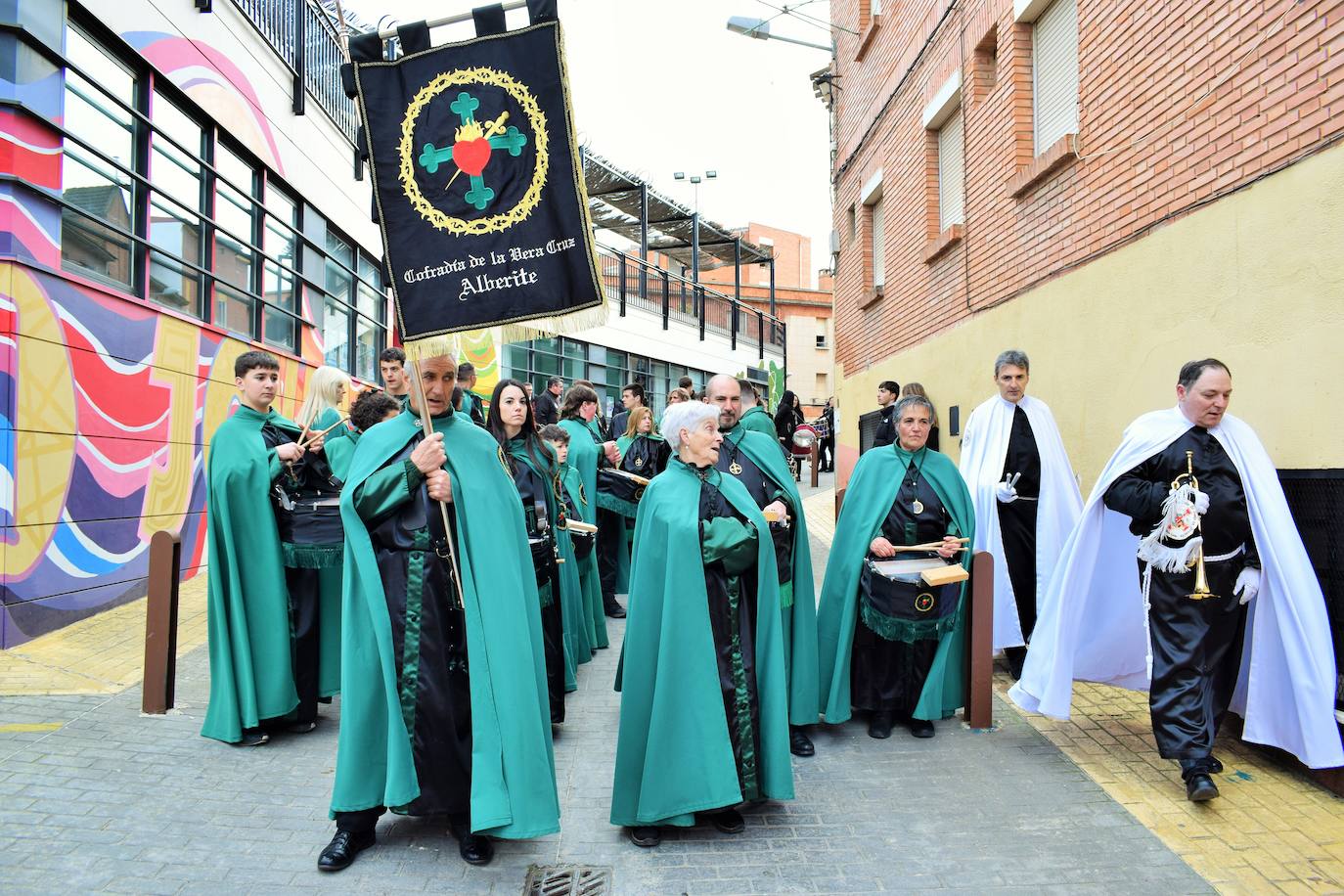 Homenaje a las bandas de las cofradías en Villamediana