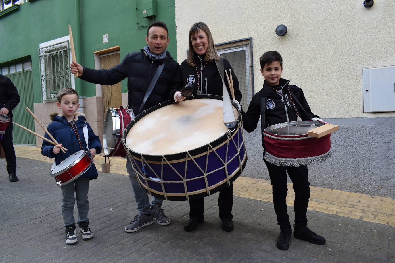 Homenaje a las bandas de las cofradías en Villamediana