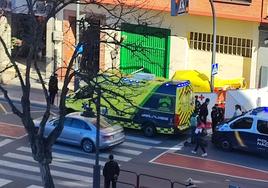 Fallece un hombre tras desplomarse en la calle Gonzalo de Berceo de Logroño