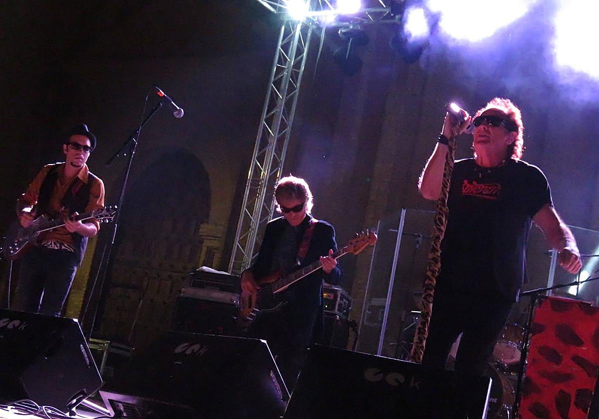 El grupo madrileño Burning, en una actuación.