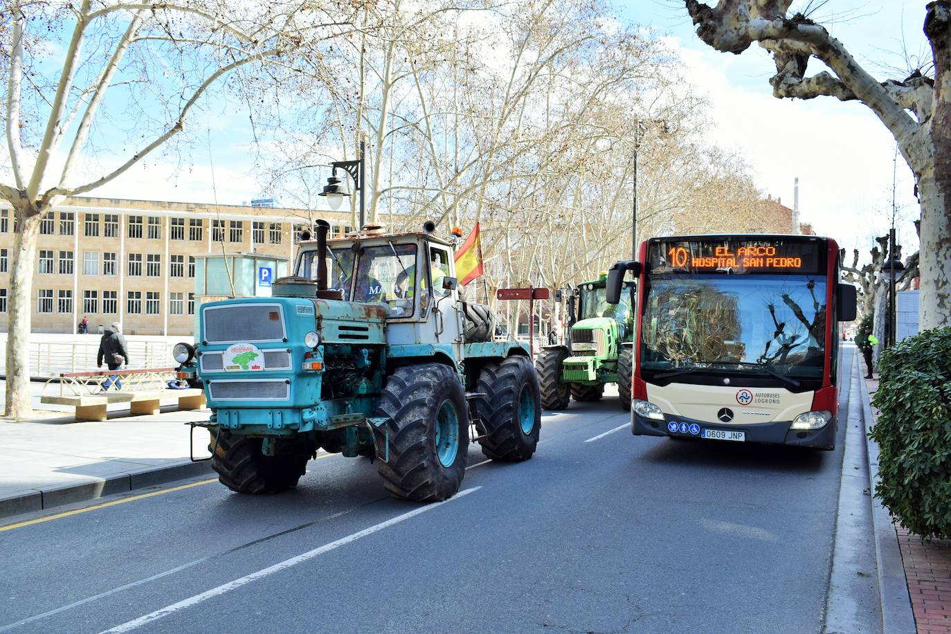 Los tractores vuelven a Logroño