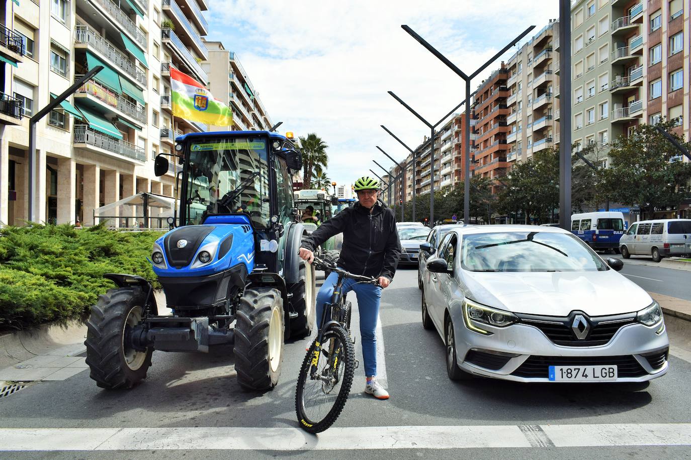 Los tractores vuelven a Logroño