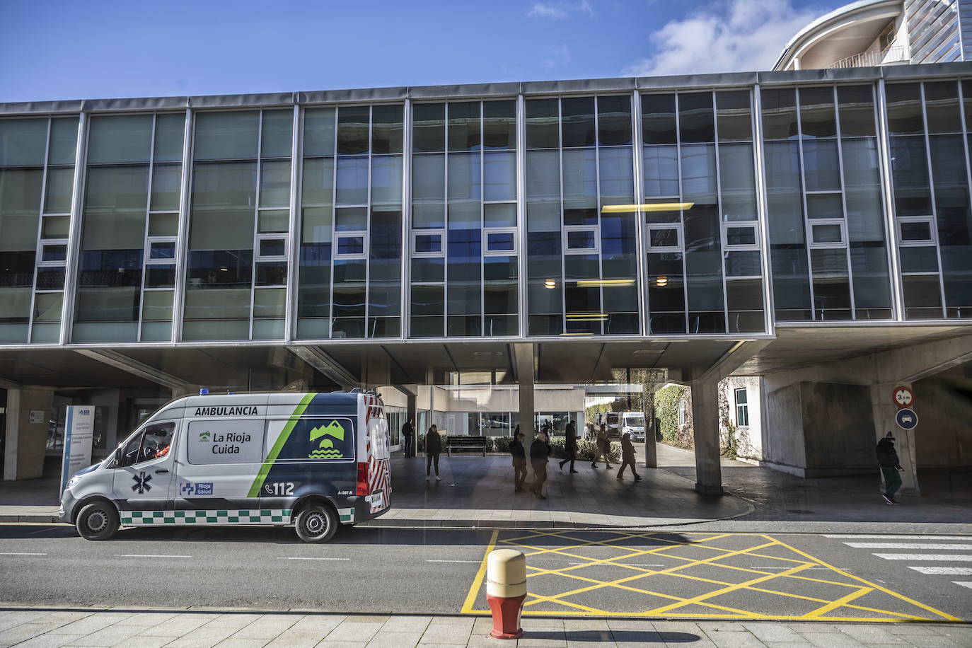 Imagen del exterior del Hospital San Pedro.