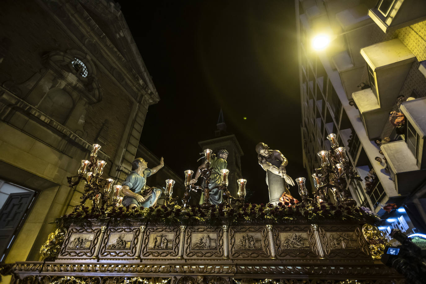 La procesión de La Flagelación, en imágenes