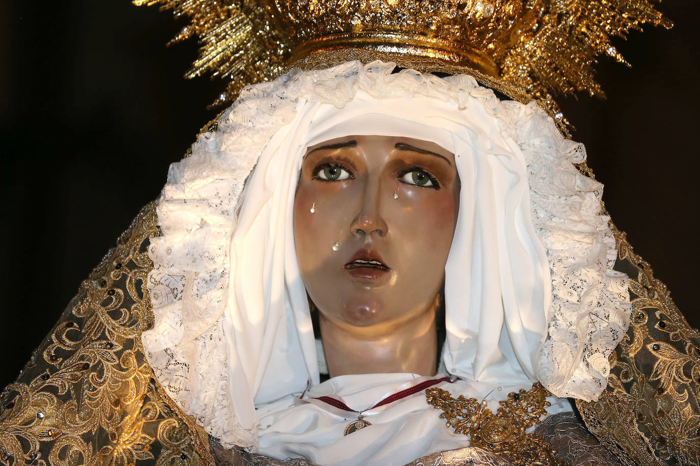 Las imágenes de la procesión del Santo Rosario del Dolor