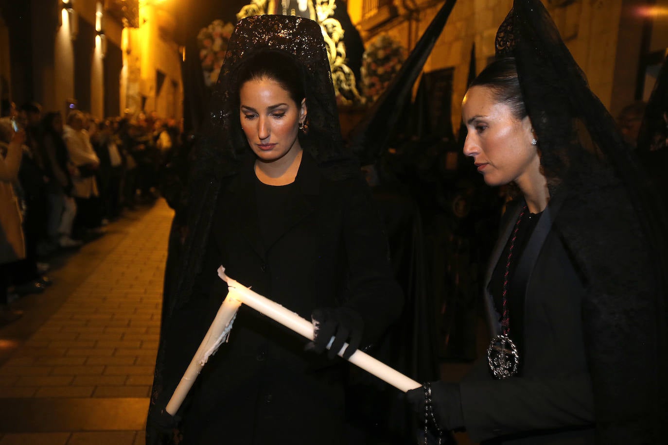 Las imágenes de la procesión del Santo Rosario del Dolor