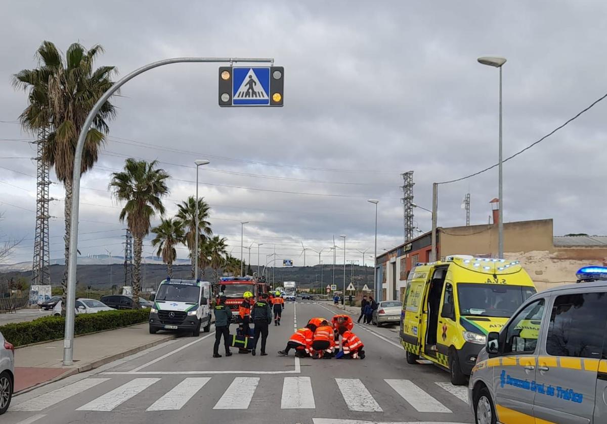 Una mujer herida en un atropello en Calahorra