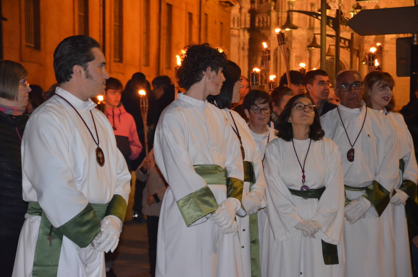 La procesión de antorchas, en imágenes