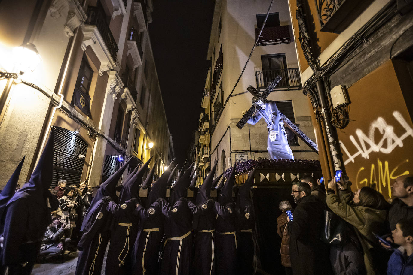 El paso del Nazareno por Logroño