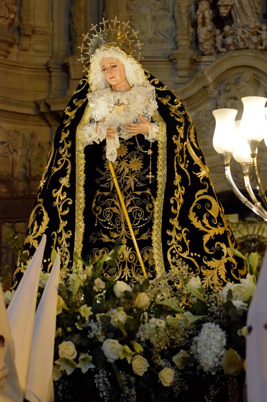 La procesión de La Soledad, en imágenes