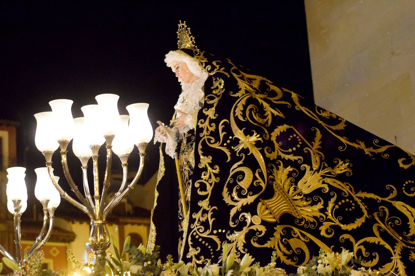 La procesión de La Soledad, en imágenes