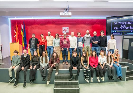 Asistentes a la entrega de premios en la Universidad de La Rioja.