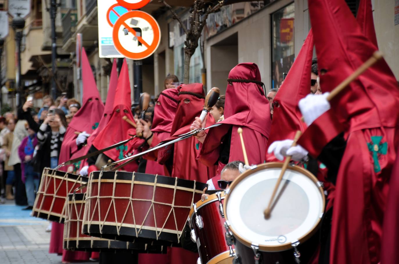 La procesión del Encuentro de Calahorra, en imágenes