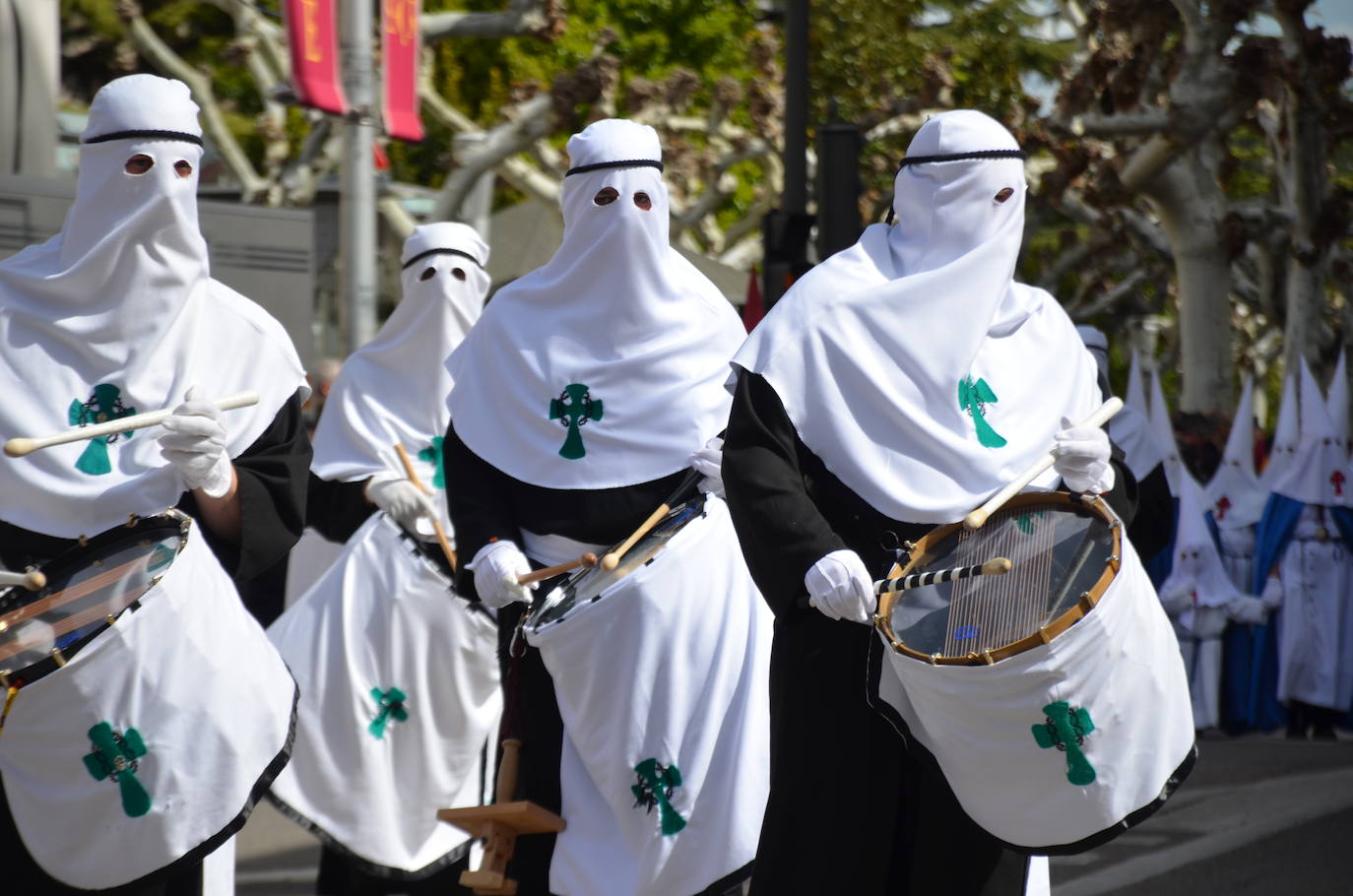 La procesión del Encuentro de Calahorra, en imágenes