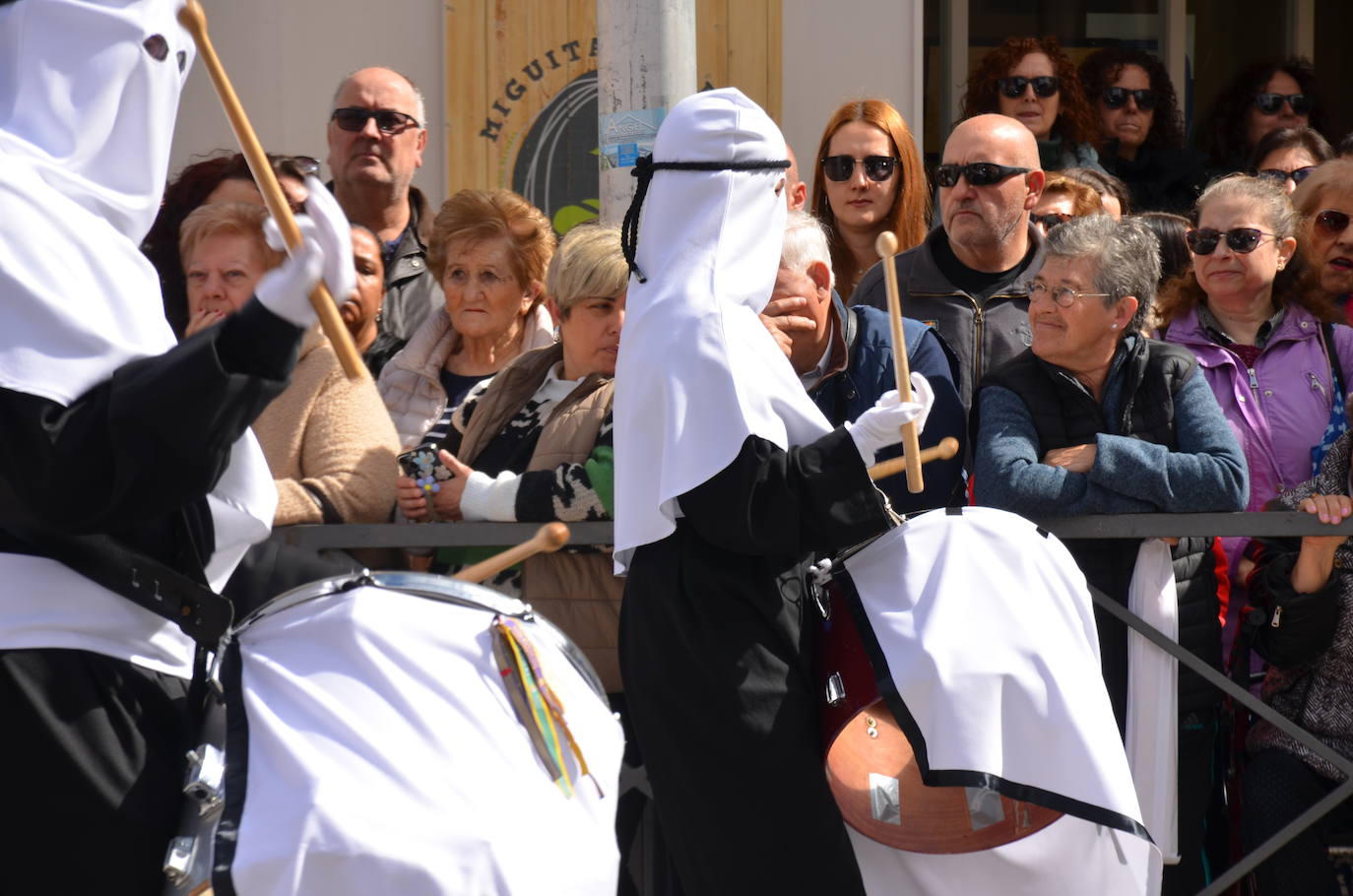 La procesión del Encuentro de Calahorra, en imágenes