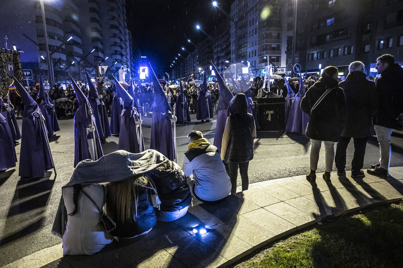 Las imágenes de la procesión de Vía Crucis de Nuestra Señora de la Piedad