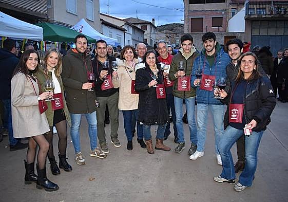 Las imágenes de Cabretón y Cornago con el vino como protagonista
