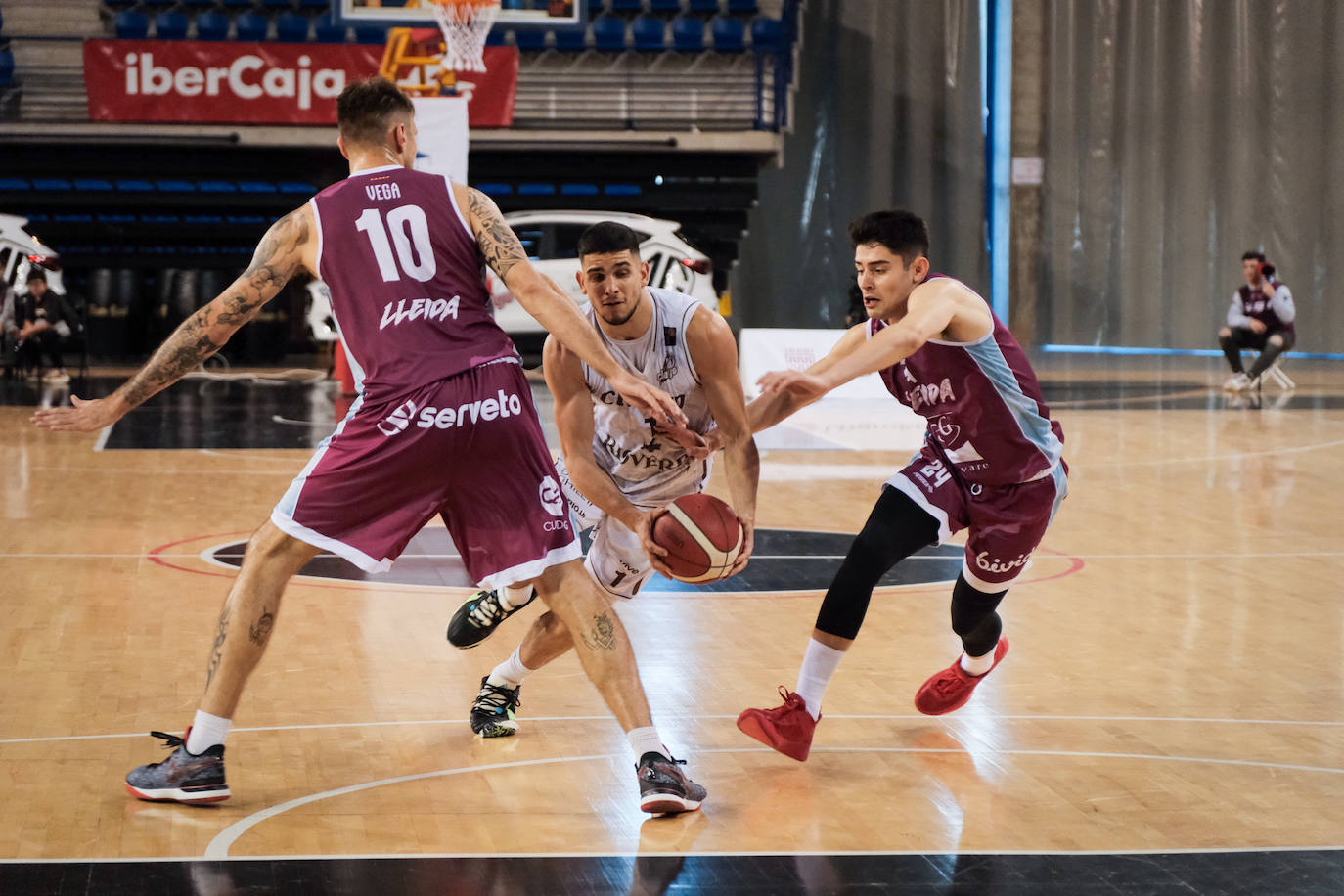 El partido entre el Clavijo y el Lleida, en imágenes