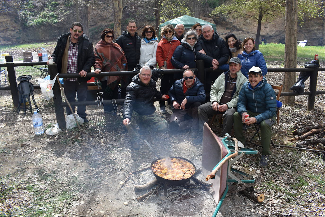 Las imágenes de las cuadrillas en el prado de Clunia de Aguilar