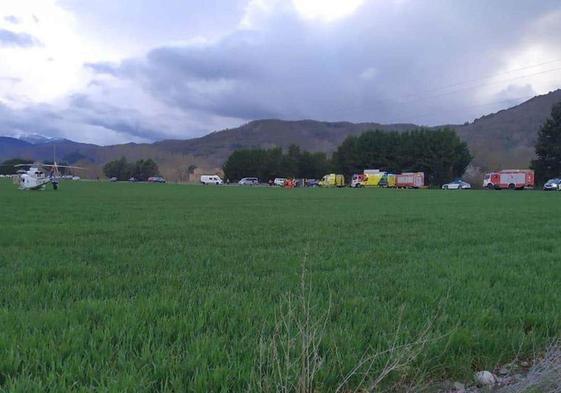 Dos de las heridas fueron trasladadas en helicóptero desde el lugar de los hechos.