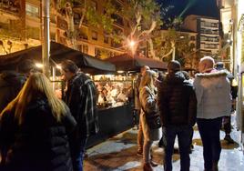 Ambiente en una de las zonas de ocio nocturno de la capital