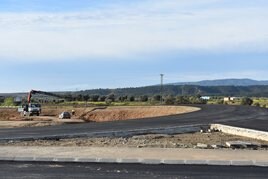 Nuevo ramal que da acceso al polígono de El Recuenco de la carretera N-232, desde el vial que conecta con Tejerías Norte.