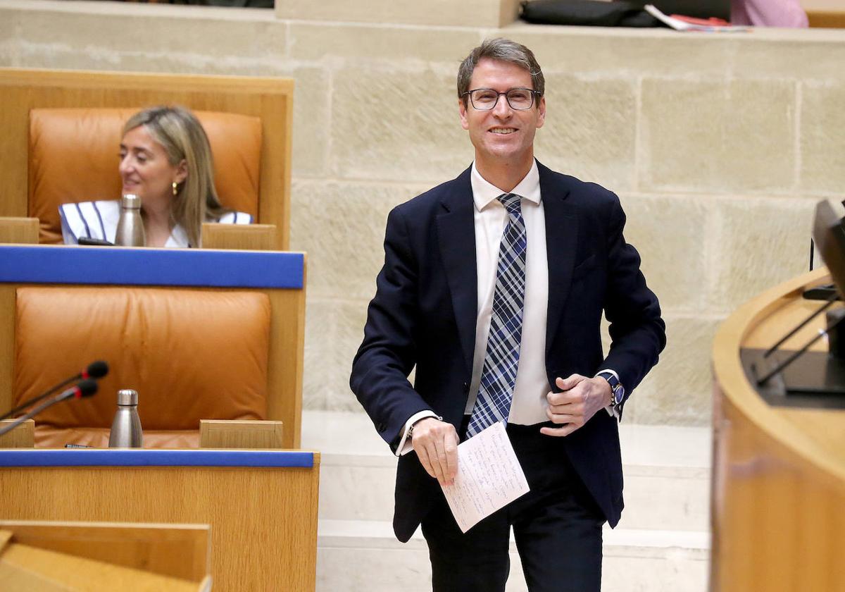 Gonzalo Capellán, durante el pleno.