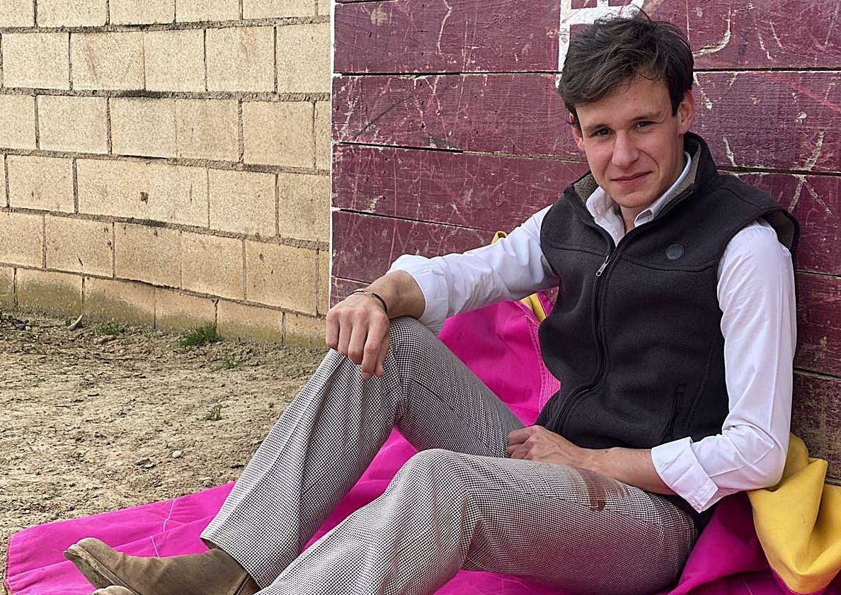 Fabio Jiménez, en el tentadero de Río Bravo.