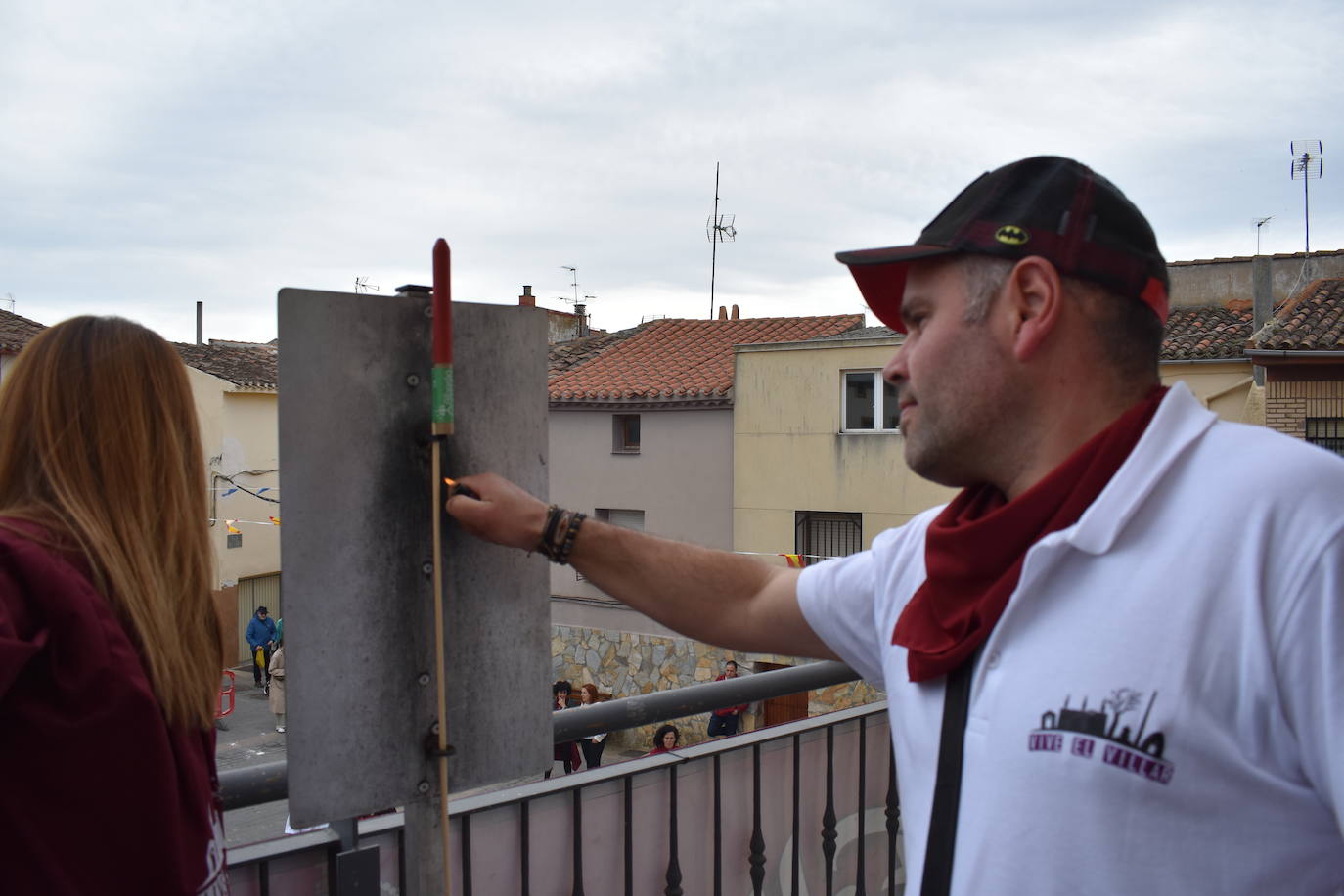 Cohete de fiestas en El Villar de Arnedo