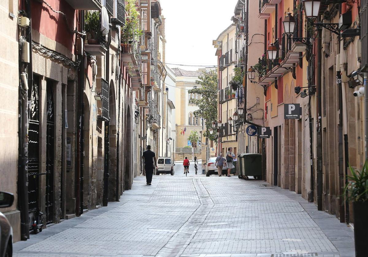 Calle Rúavieja de Logroño.