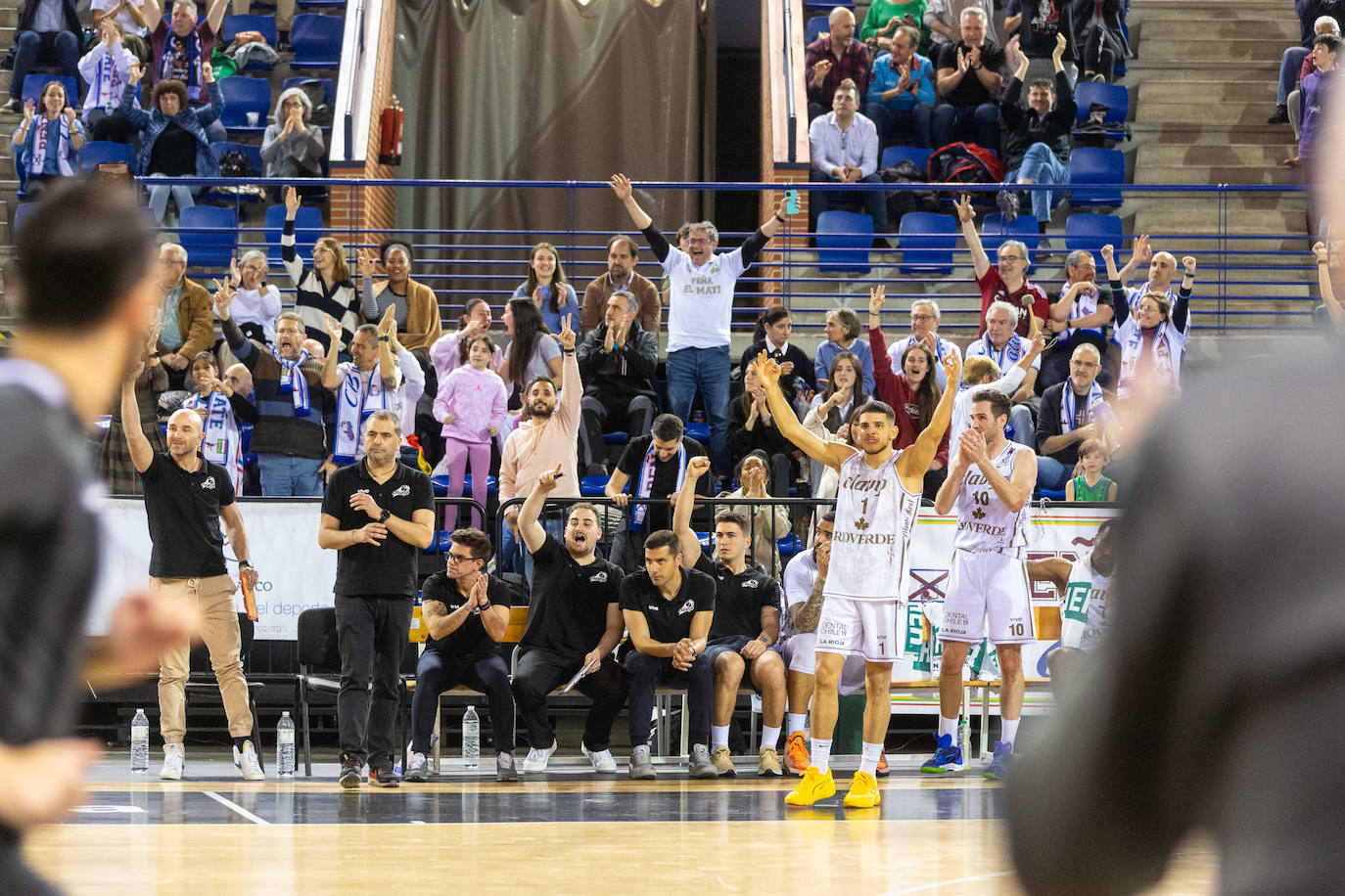 Las imágenes del partido Clavjo-Cantabria