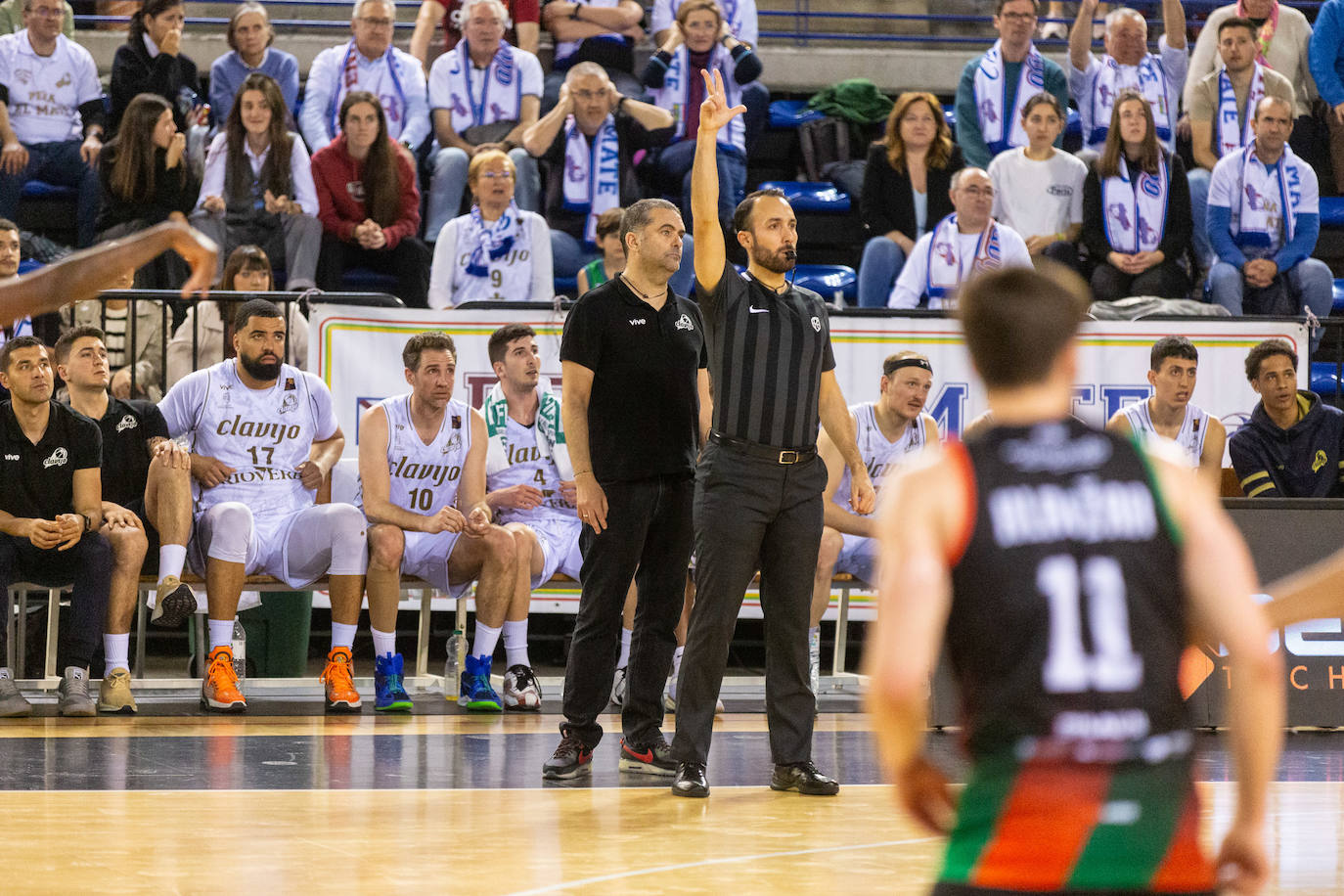 Las imágenes del partido Clavjo-Cantabria