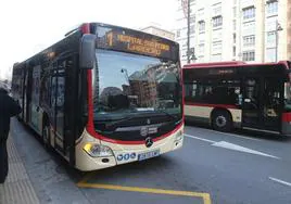 Cinco líneas de autobuses de Logroño serán afectadas esta tarde por una concentración