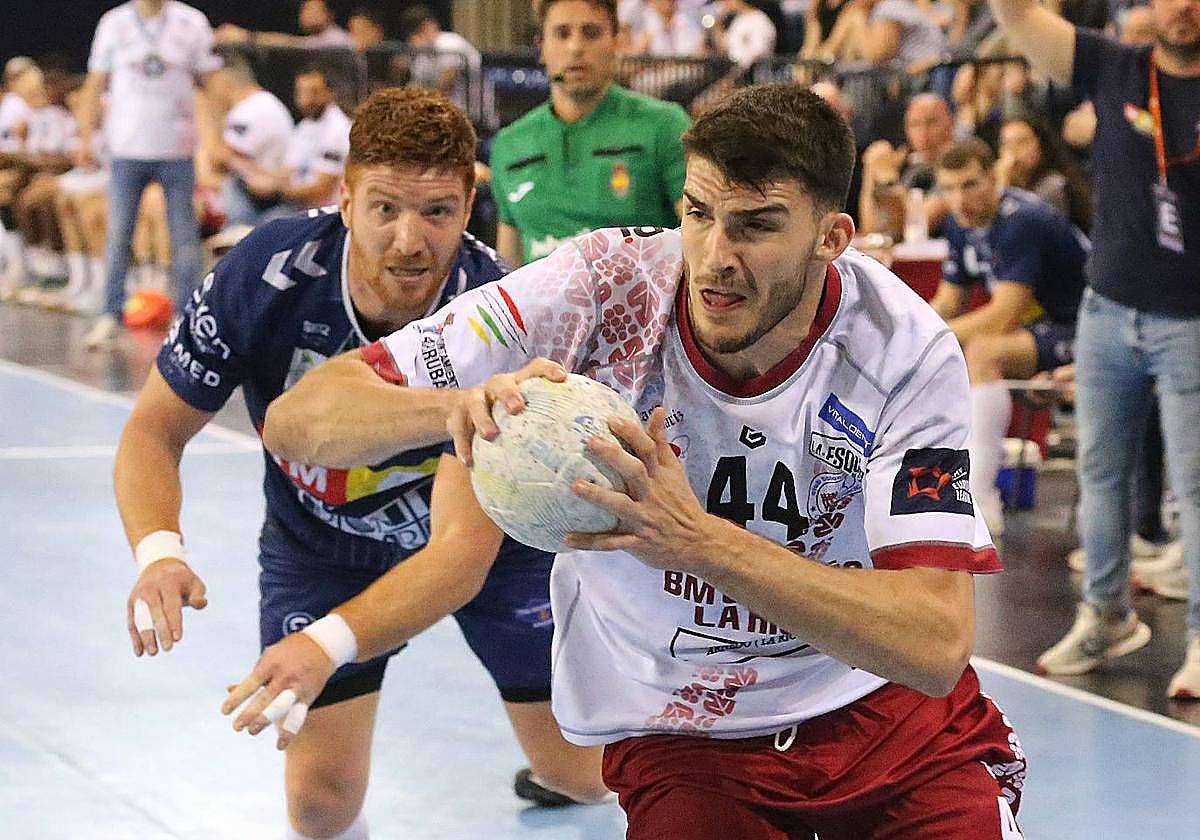 Un momento del partido.