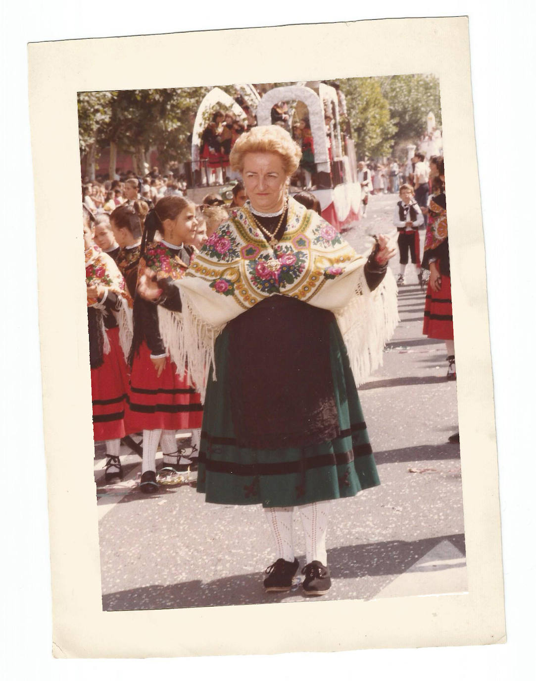 En las carroza de San Mateo de 1974