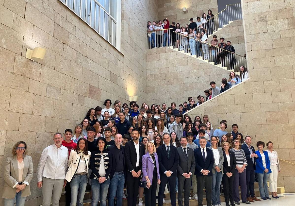 Un centenar de estudiantes de Dax y Libourne participan en los intercambios con Logroño