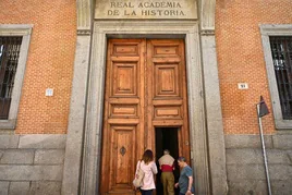 Sede de la Real Academia de la Historia, en Madrid