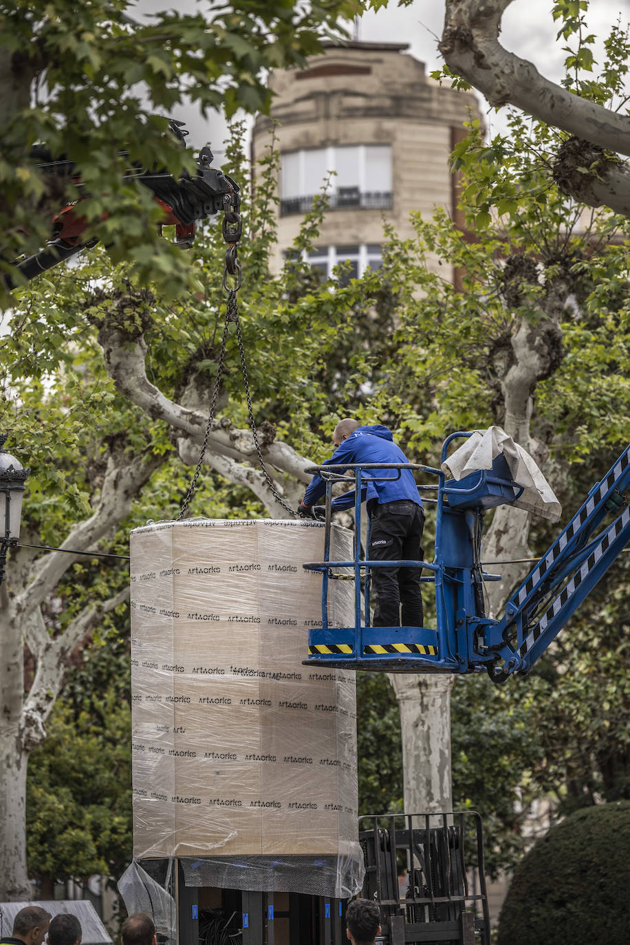 Las imágenes del montaje de Concéntrico
