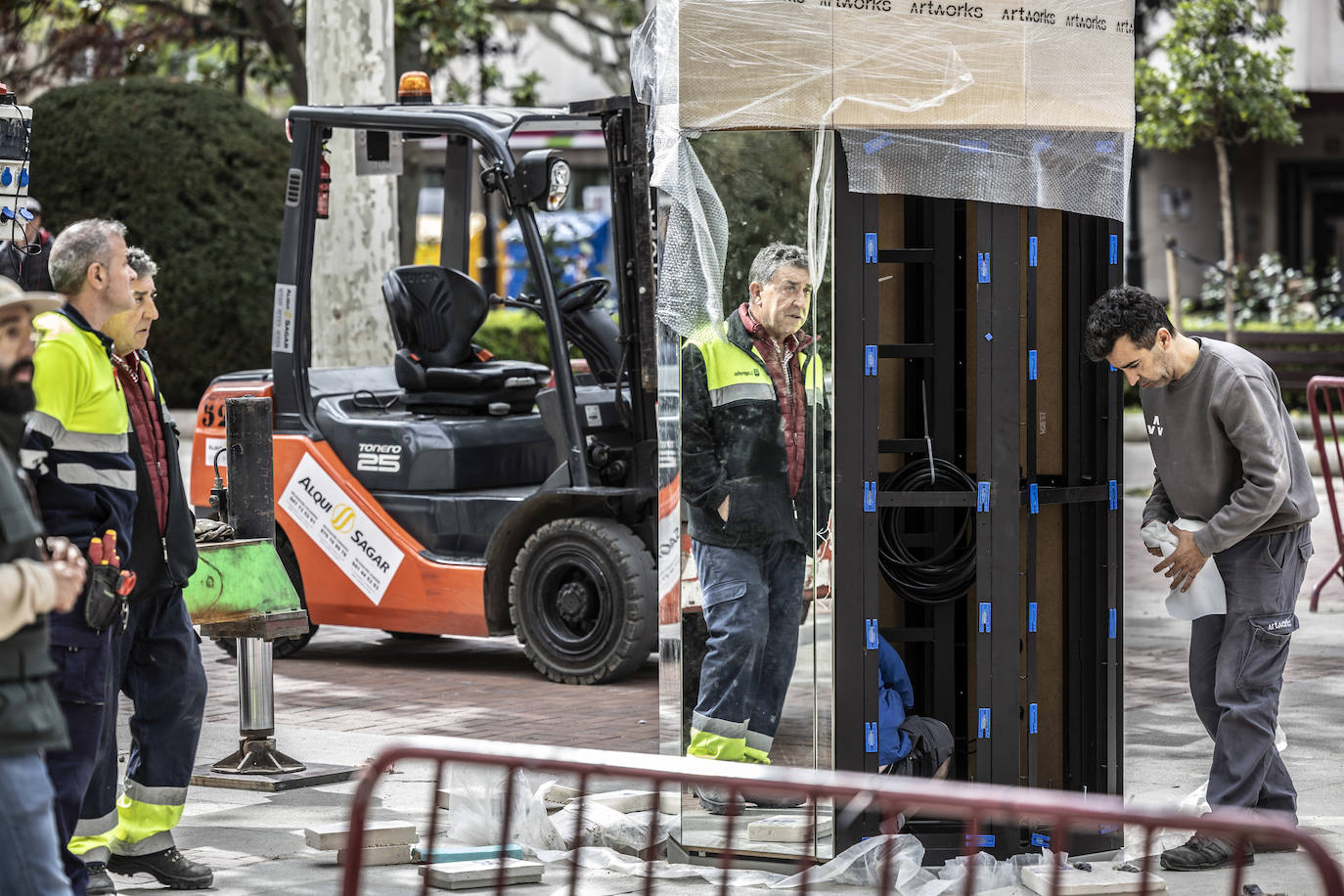 Las imágenes del montaje de Concéntrico