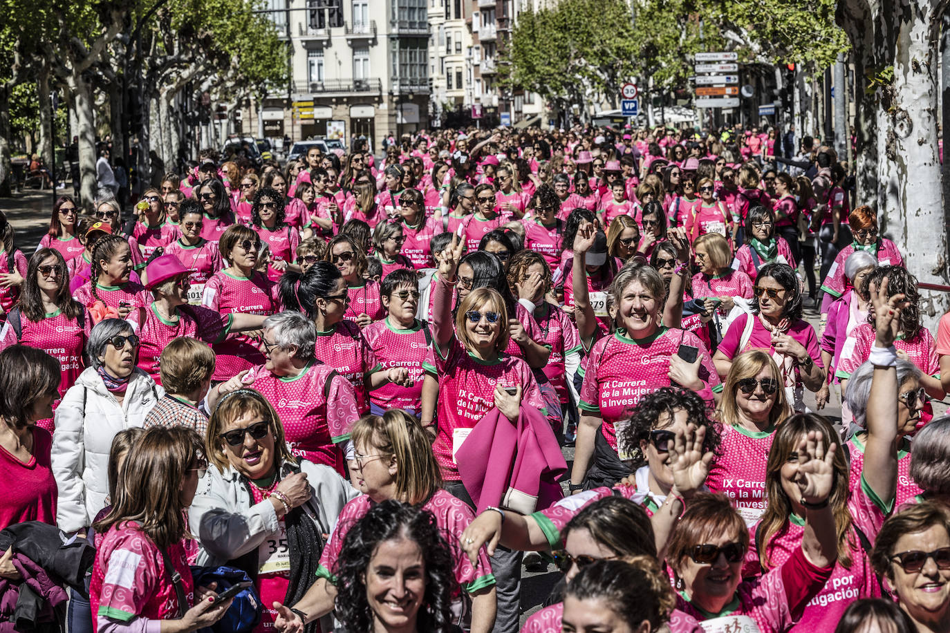 Las imágenes de la Carrera de la Mujer (II)