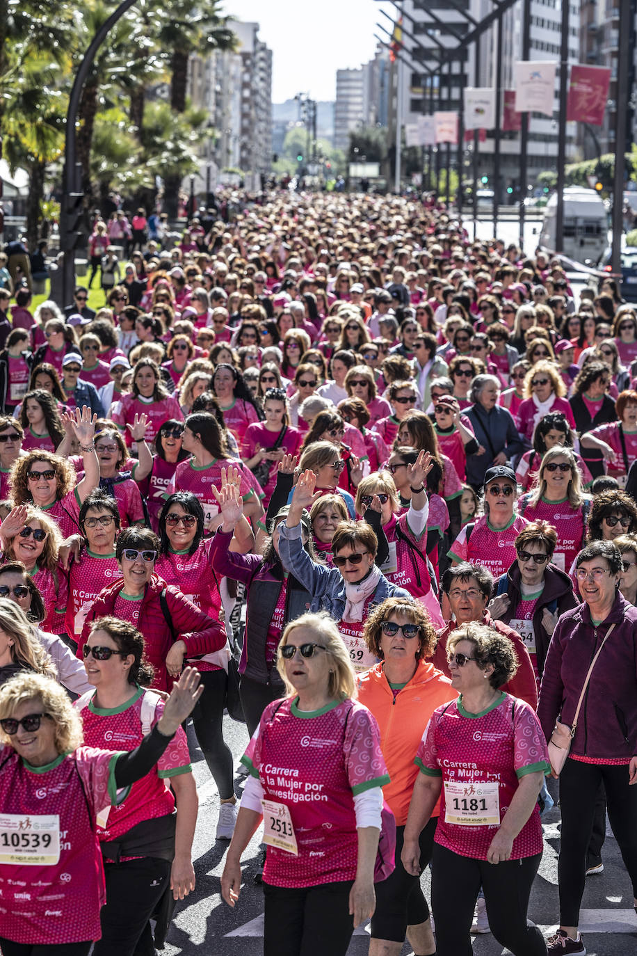 Las imágenes de la Carrera de la Mujer (I)