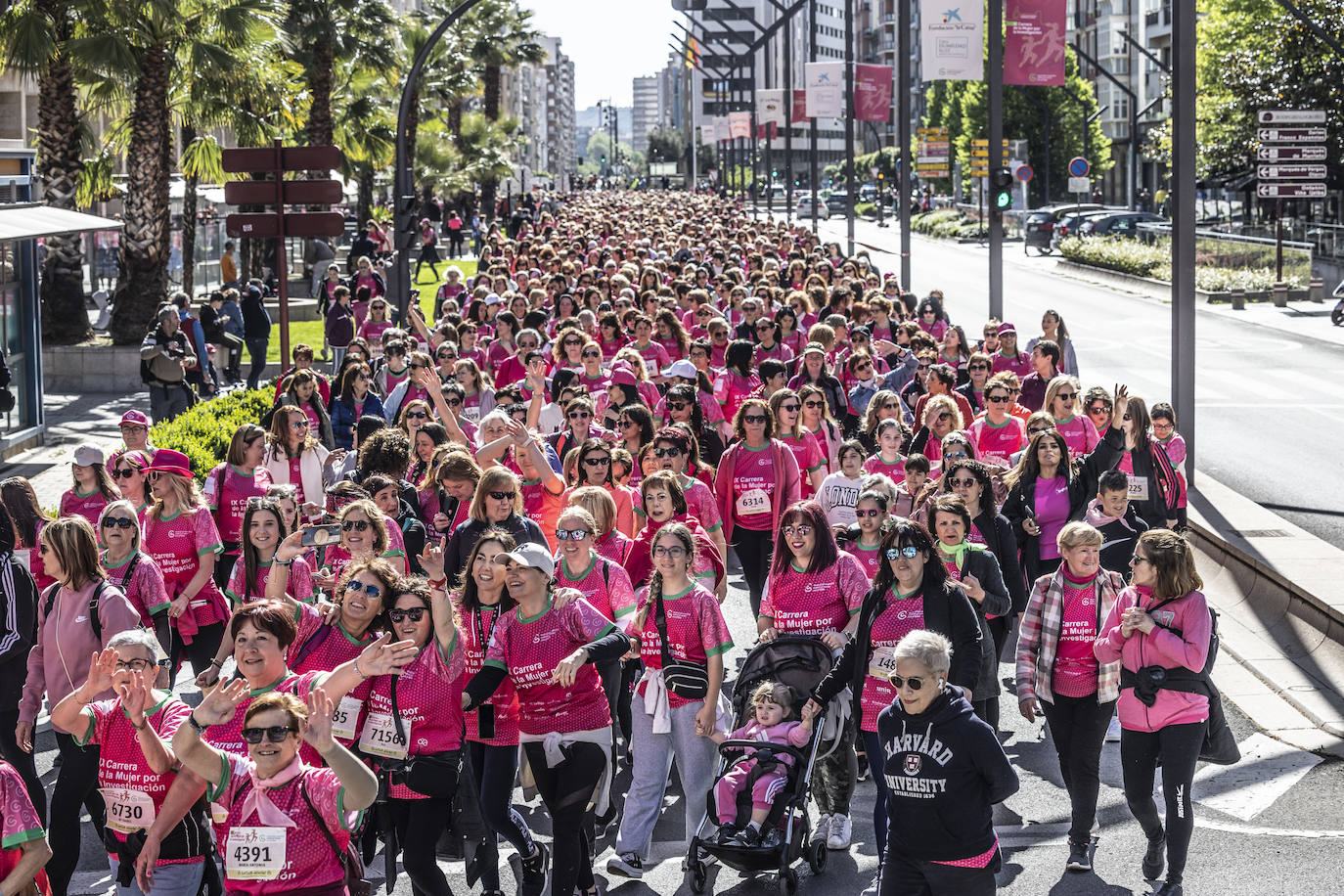 Las imágenes de la Carrera de la Mujer (I)