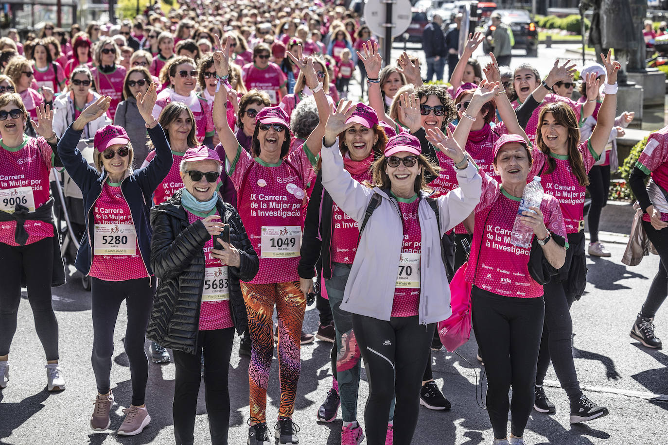 Las imágenes de la Carrera de la Mujer (I)