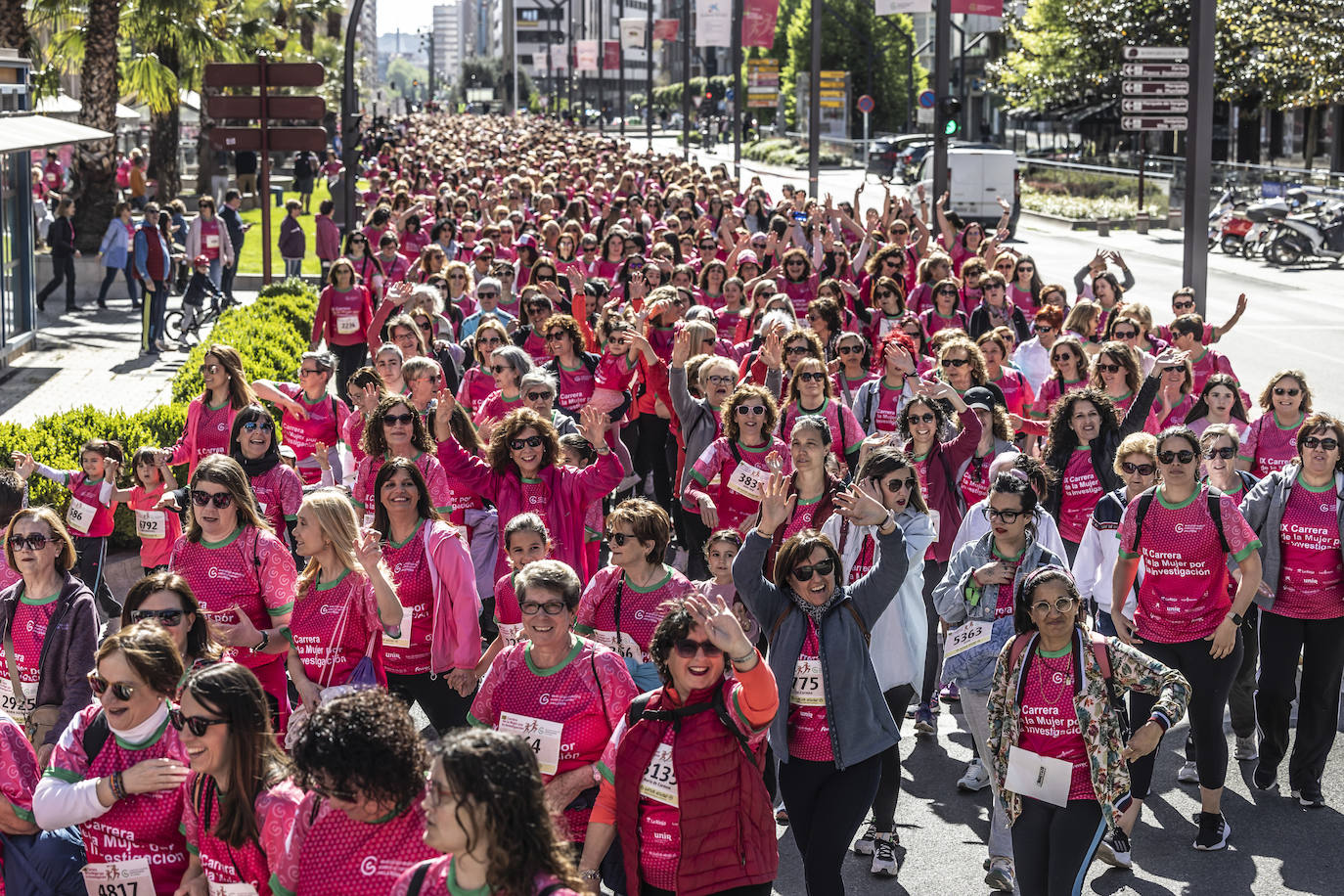 Las imágenes de la Carrera de la Mujer (I)